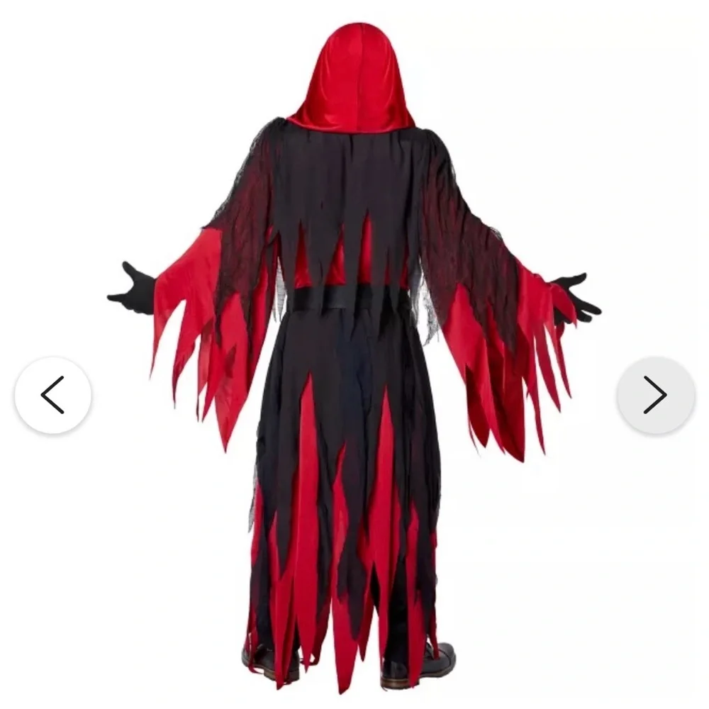 Adult Red and Black Demon Costume - Picture 2 of 2